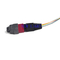 Veri Merkezi MPO Kablo Grupları Düşük Ekleme Kaybı OM3 PVC 3.0mm Çap