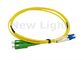 Düşük Ekleme Kaybı SC LC Fiber Optik Kablo, CAT için 3m Fiber Parça Kablosu