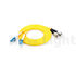 LC - LC Tekli Mod 9/125 Sarı PVC Fiber Optik Kablo Çift Fiber 2.0 / 3.0 mm