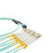 12 Çekirdekli MPO MTP Kablosu OM3 Fiber Optik Mpo Lc Breakout Kablosu CE, ISO Belgeli
