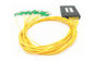 ABS Kutusu Fiber Optik Kablo, Konnektör FC ST LC SC ile CWDM Mux Demux Modülü