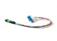 MPO APC LC Fan Çıkışı 0.9mm 12 Fiber Basit Modül Optik Yama Kablosu