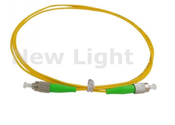 FC-FC Konnektör APC Cilalı Fiber Optik Patch Kablo 2.0mm Çap Yüksek Hızlı Veri İletimi