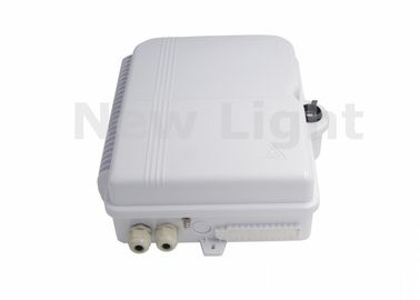 Withe Renkli Fiber Optik Sonlandırma Kutusu SC 48 Yerel Alan İçin Port Duvar Kutusu