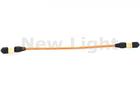 MPO Fiber Optic Patch Cord 50/125um OM2 CATV uygulaması için Tek Mod