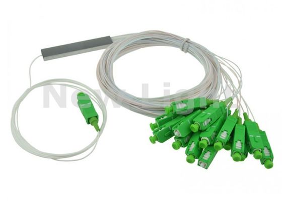 0.9mm Çaplı 1x16 SC APC PLC Fiber Optik Ayırıcı, FTTH ve PON Ağları için