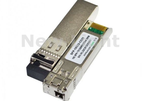 Gigabit Ethernet için 20KM iletim mesafesi olan Tek Fiber Kanal 10G BiDi SFP+ Alıcı
