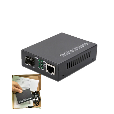 Güvenli Taşıma 10/100/1000M Fiber Optical Media Converter Tx1550nm ile LC Arayüzü Tanım