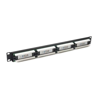 24 Port Cat5e-Cat7 Kablo Yönetimi ile Rack Montable Ethernet Patch Panel