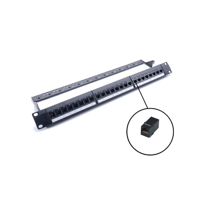 Cat6 Kablo Yönetimi 110/Krone, Cat5e/Cat6a/Cat7 Ethernet Entegrasyonu için IDC Patch Panel