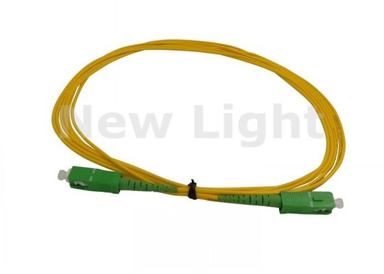 2.0mm Diametresi Tek Mod SC-SC Optik Fiber Patch Kablosu Yüksek Hızlı Veri İletişim