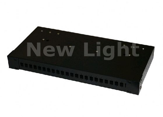 19 inç 24 Port Rack yerleştirilmiş Fiber Optic Distribution Frame ODF Patch Panel iç kullanım için