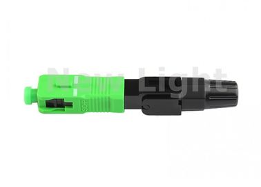 FTTH Uygulamaları için 10 saniye Çalışma Süresi, 5N Sabitleme Gücü ve 8N Sıkıştırma Kuvvetine Sahip Plastik Malzemeden Fiber Optik Hızlı Konnektör