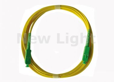 Kolay Kurulum SC TO SC Fiber Parça Kablosu Tek Model 3.0mm Çap 1 Metre Uzunluk