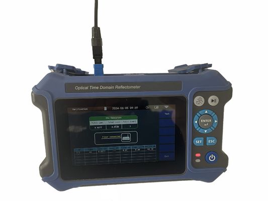 4.3 Inch LD Fiber Optic Tester OTDR Aracı, Yüksek Karbonlu Çelik ile Havalı Ağlar için