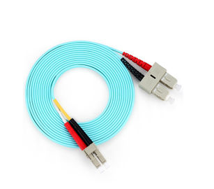 SC / PC -SC / PC Çok Modlu Çift Yönlü Fiber Optik Yama Kablosu 0.9 / 2.0 / 3.0 mm
