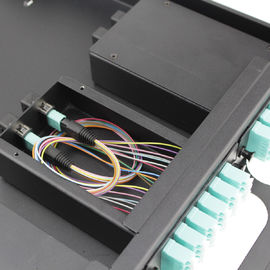 Paslanmaz Çelik 19 inç Raf Montaj Muhafazası / Fiber Optik Sonlandırma Kutusu