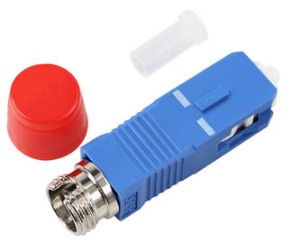 FC Tek SC Mod Fiber Adaptör Mavi Muhafaza UPC Parlatma CATV Uygulaması
