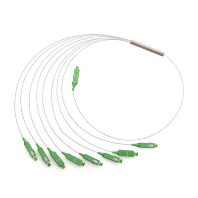 Düşük Ekleme Kaybı ve 1260-1650nm Dalga Boyuna Sahip Fiber Optik Ağlar için Çelik Tüp Tipi PLC Ayırıcı