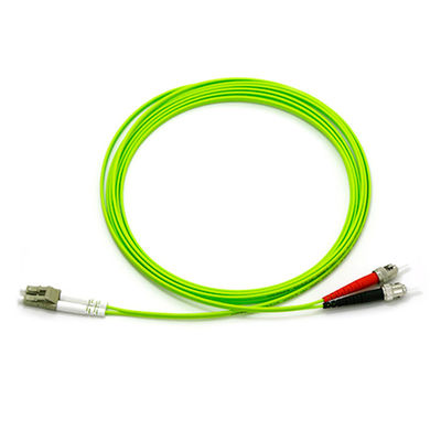 OM5 LSZH Çok Modlu Dubleks Fiber Optik Patch Kablo, 3.0mm Çaplı, Tüm Konnektör Tipleri İçin