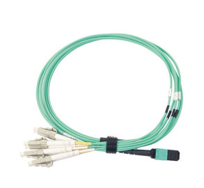 3.3 Ft MPO MTP Kablo 50/125 Çok Modlu, Fan Çıkışlı Fiber Optik Bağlantı Kablosu Kablosu