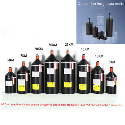 Tek modlu ve çok modlu seçenekleri ve gelişmiş bağlantı için FC arayüzü ile askeri sınıflı UAV fiber optik kablosu