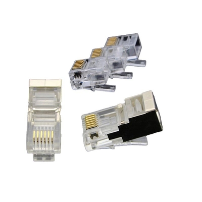 Pro-Grade CAT7 Korumalı RJ45 fişleri + Ferrit çekirdekleri - 10Gbps Hazır
