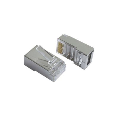 Toplu CAT6 8P8C Altın kaplama bağlantıları, Snagless Çizmeler ve 1000+ Çiftleme Döngüleri ile Modüler RJ45 Bağlayıcıları