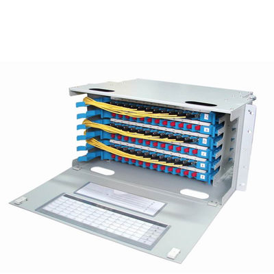 1X8/16/32/64 Çekirdek Kapasiteli ODF Patch Panel ile FTTH / FTTB / FTTX Ağı için ABS / PC Fiber Optik Dağıtım Çerçevesi