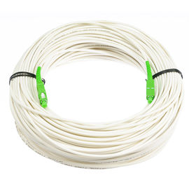 G657B3 Anti - Bükme Fiber Optik Kablo Tek Modlu LSZH Malzemeli Beyaz Renk