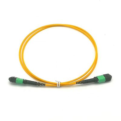 USCOME 24 Core G657A1 LSZH 3.0 Tek Mod MPO MTP Kablo Fiber Optical Patch Cord Özel Uzunluk