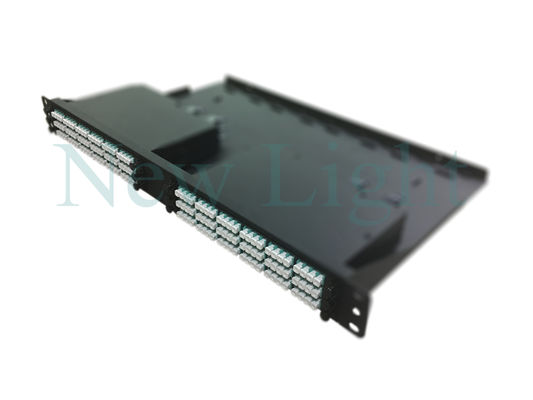 144 Port 1U 19 Inch Fiber Optic Distribution Frame with MPO Cassette Module for High-Density Wiring (Yüksek yoğunluklu kablolama için MPO kaset modülü)