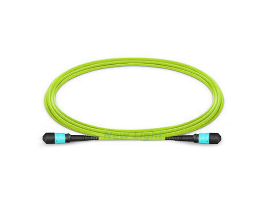 16 çekirdekli MPO MTP Kablosu OM5 50/125 Düşük Giriş Kaybı Fiber Optic Patch Cord