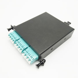 Çok Modlu Aqua LC 4C Adaptörlü Alüminyum MTP MPO Kaset Modülü LSZH Malzemesi