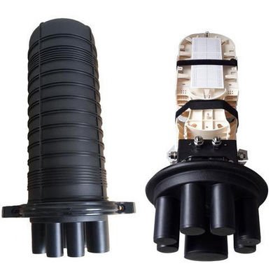 96 çekirdek dikey tip IP68 FTTH ağları için su geçirmez fiber optik splice kapanışı