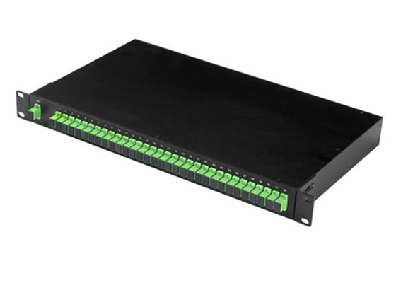 1U 19'' Rack Tipi PLC Fiber Optik Ayırıcı, 1x32 Bölünme Oranı ve Yüksek Kararlılık için SC Konnektör