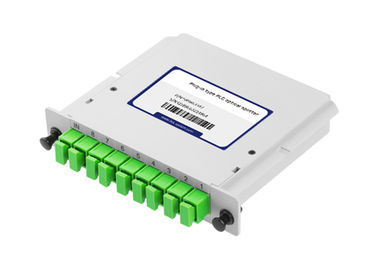 Tekli Mod Fiber Optik Bölücü 1, 8 Kanallı, Yüksek Kanal Sayımlı