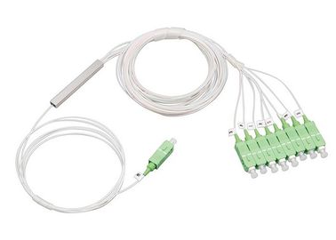 Minyatür Optik Fiber Ayırıcı 1x8 SC Konektörlü Mini Tip PLC