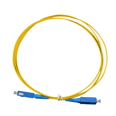 SC Optik Fiber Patch Cord Simplex 9/125 SM 1310 / 1550 dalga uzunluğu ve 2.0mm çaplı