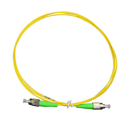 FC APC Fiber Patch Cord Vidalı Metal Konnektörlü Simplex 9/125 SM 2 Metre Uzunluk