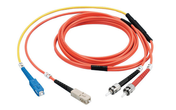 SC/ST Fiber Optic Patch Cord 62.5/125 MM Gigabit Ethernet için Tek Modlu G652D Kablosu