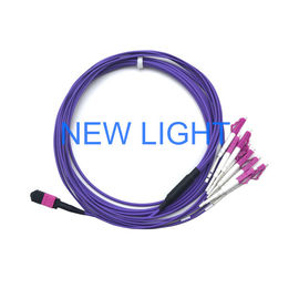 Mpo Optik Bağlayıcı Om3 Çok Modlu Fiber Optik Kablo Mpo Kaset Yama Paneli İçin