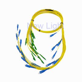 Simplex Lc Lc Patch Kablosu / Çift Yönlü Fiber Optik Uniboot Tek Mod Fiber Optik Patch Kablosu