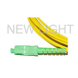 Su geçirmez Ftta Sc Apc Fiber Yama Kablosu Ip67 Fiber H Konnektör Sarı