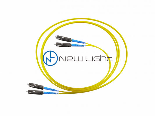 Duplex MU Konnektör 1.25mm Mini G657A1 LSZH Kılıflı Fiber Optik Patch Kablo