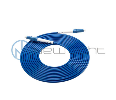 LC-LC 2mm Zırhlı FTTH Patch Cord, İç Mekan Fiber Optik Bağlantı İçin G657A1 Çekirdekli