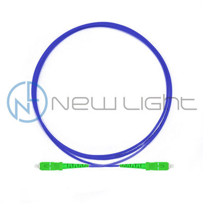 Simplex SC APC Zırhlı Fiber Optic Patch Kablosu Özel Uzunluk ve Fare ısırığı önleme