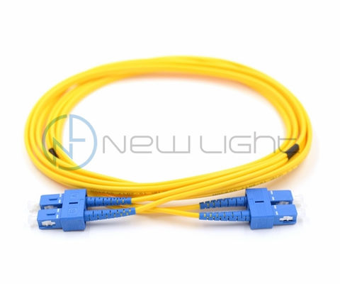 40G Uzun Mesafe Transfer SC UPC İnternet ve CATV için Dupleks Fiber Optic Patch Kablosu