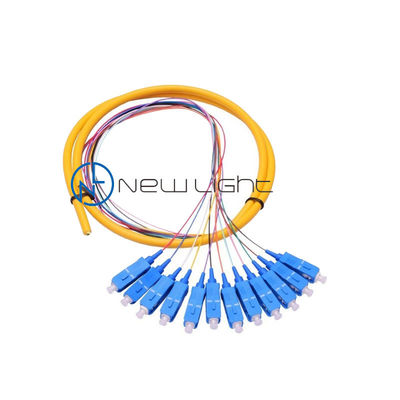 Füzyon Splicing LC Fiber Optic Pigtail 50/125um 10Gb OM3 Yüksek Hızlı Ağlar için Tek Mod