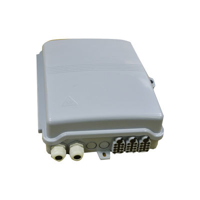 24 Core Cassette PLC Splitter FTTH Termination Box ABS malzemesi ve fiber dağıtım için 8 port